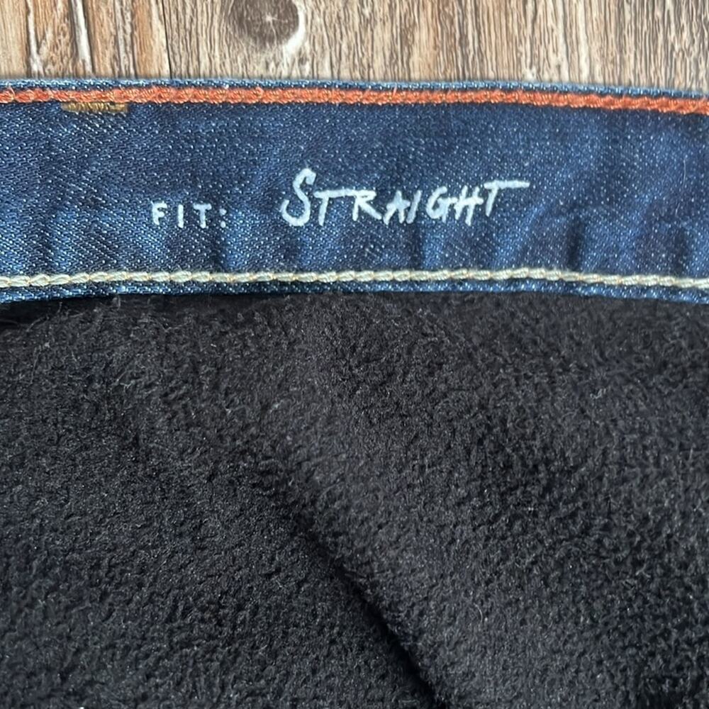 Eddie Bauer fleece lined jeans straight men’s 36x36 - Picture 5 of 7